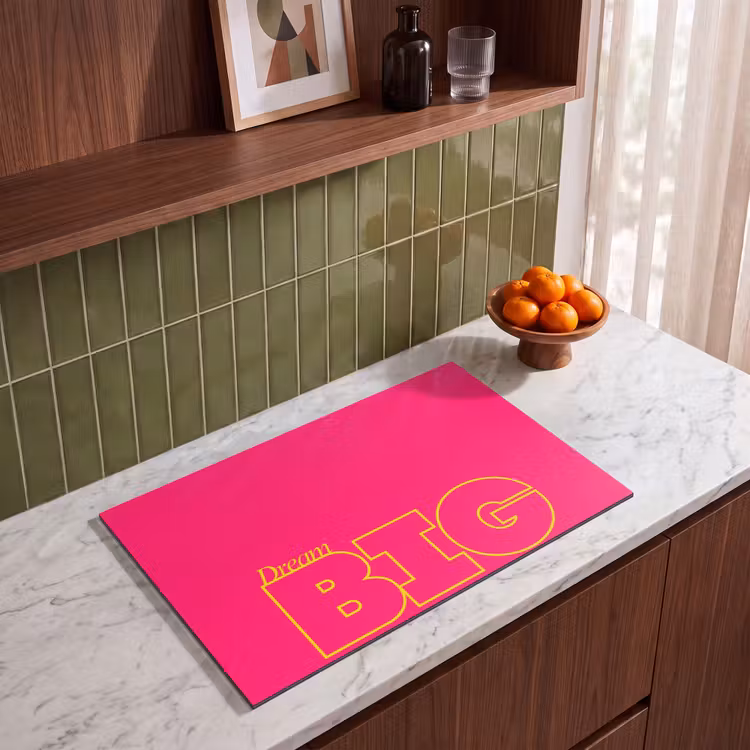 Inductie beschermer - Minimalistisch - Roze - Dream big - Grafisch — 4