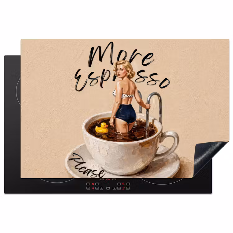 Inductie beschermer - More espresso - Koffie - Eend — 2