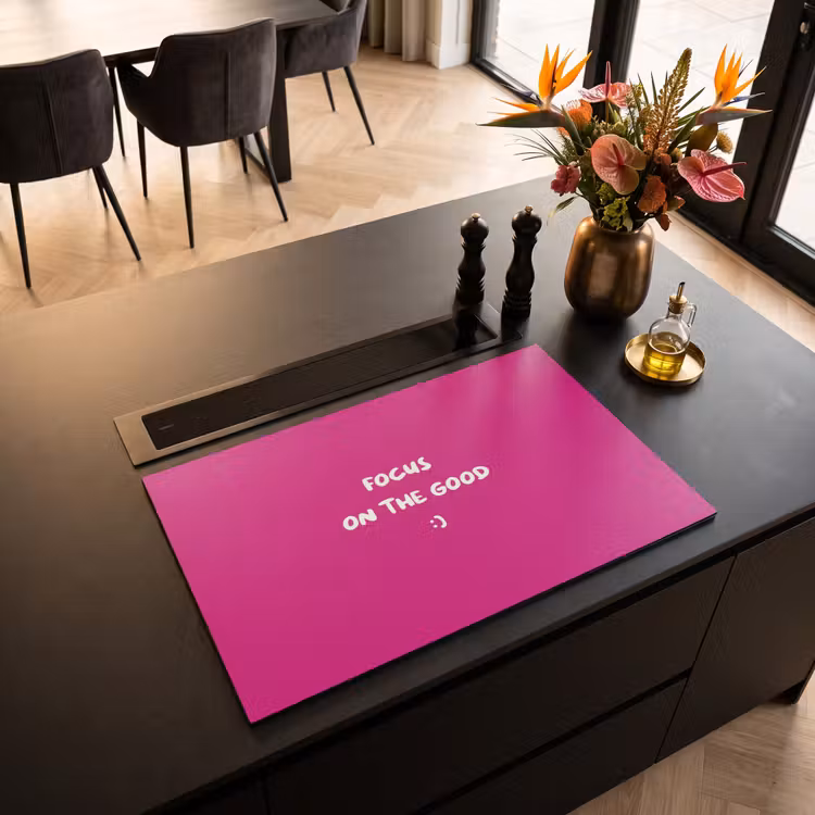 Inductie beschermer - Focus - Smiley - Roze — 3