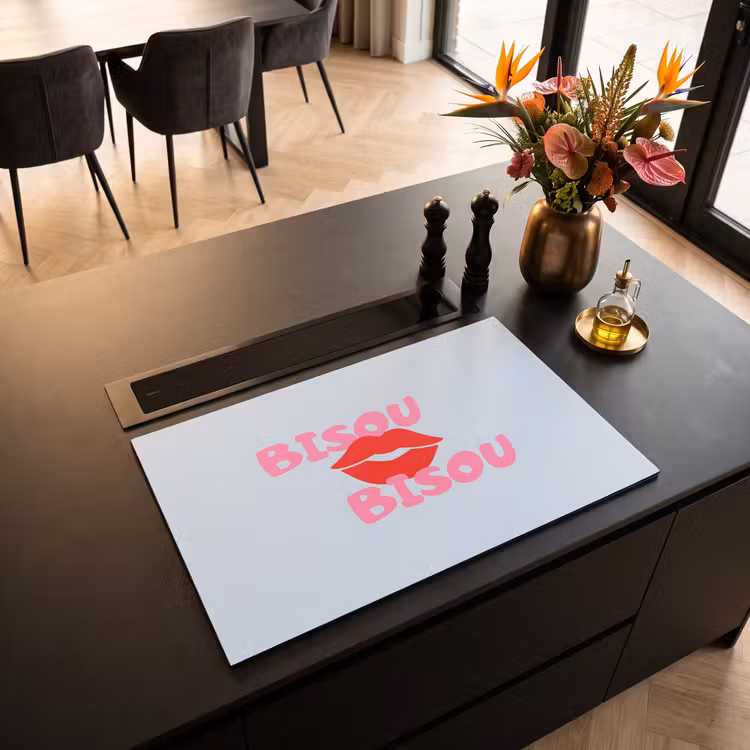 Inductie beschermer - Lippen - Bisou - Blauw — 3