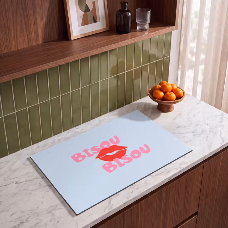 Inductie beschermer - Lippen - Bisou - Blauw — 4