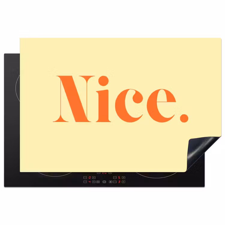Inductie beschermer - Nice - Oranje - Geel - Minimalistisch — 1