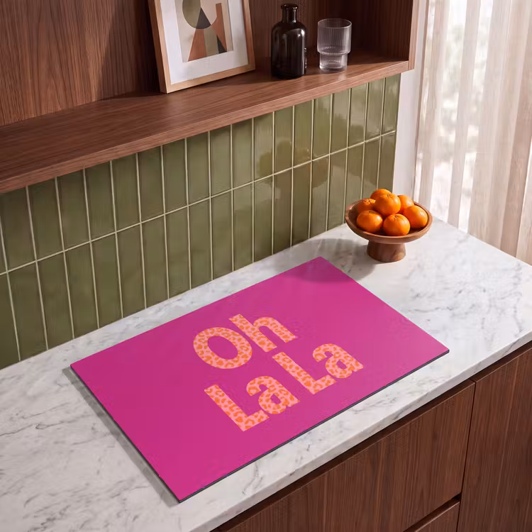 Inductie beschermer - Oh la la - Luipaardprint - Roze — 4