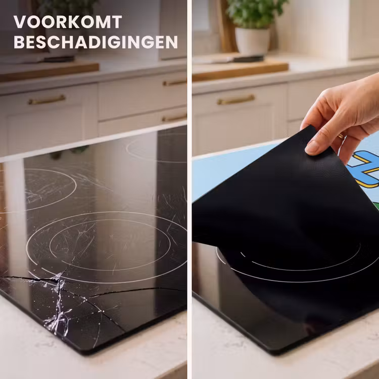 Inductie beschermer - Oh ok - Blauw - Kleurrijk — 2