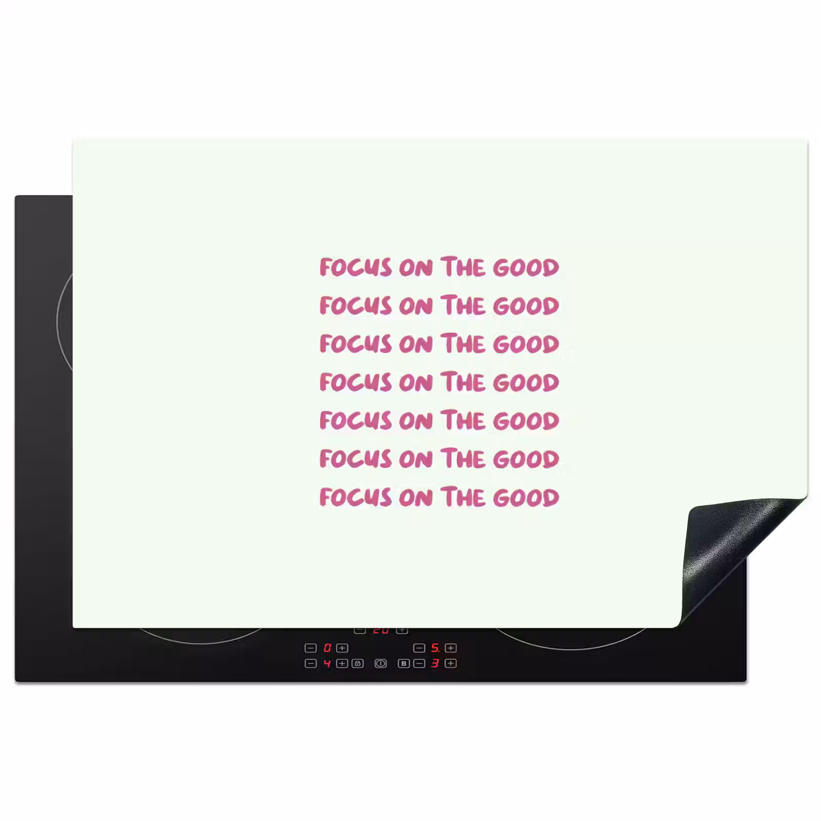 Inductie beschermer - Focus on the good - Roze — 1