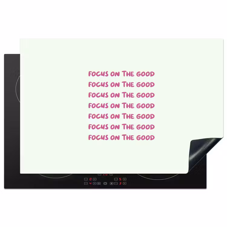 Inductie beschermer - Focus on the good - Roze — 1