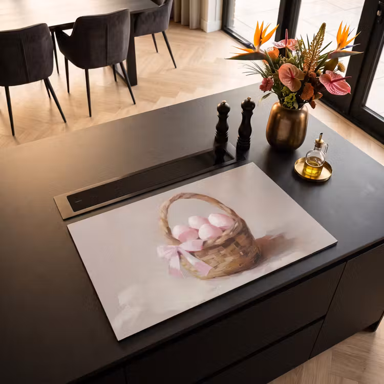 Inductie beschermer - Mand - Eieren - Roze — 3
