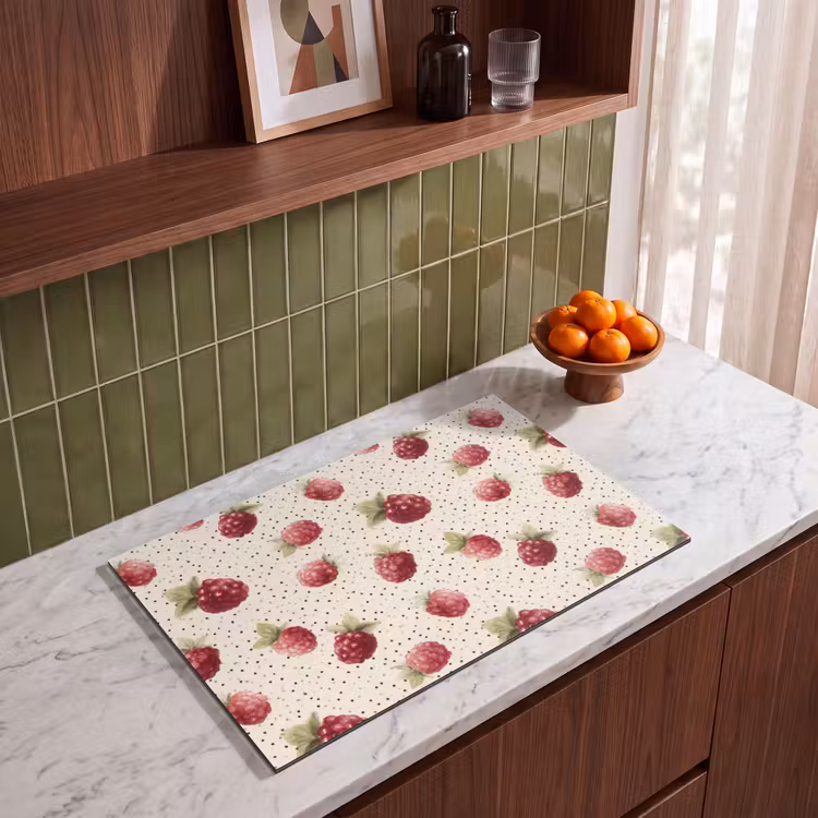 Inductie beschermer - Framboos - Stippen - Rood — 4
