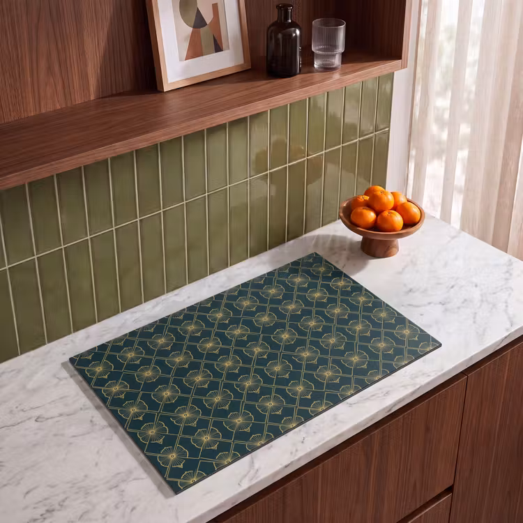 Inductie beschermer - Geometrisch - Elegant - Groen — 4