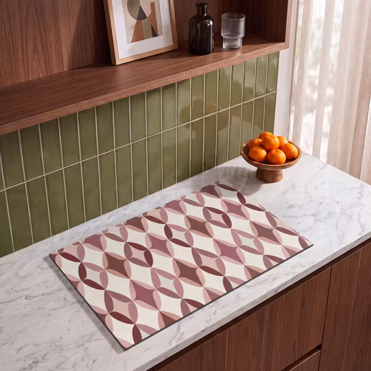 Inductie beschermer - Ovaal - Textuur - Roze — 4