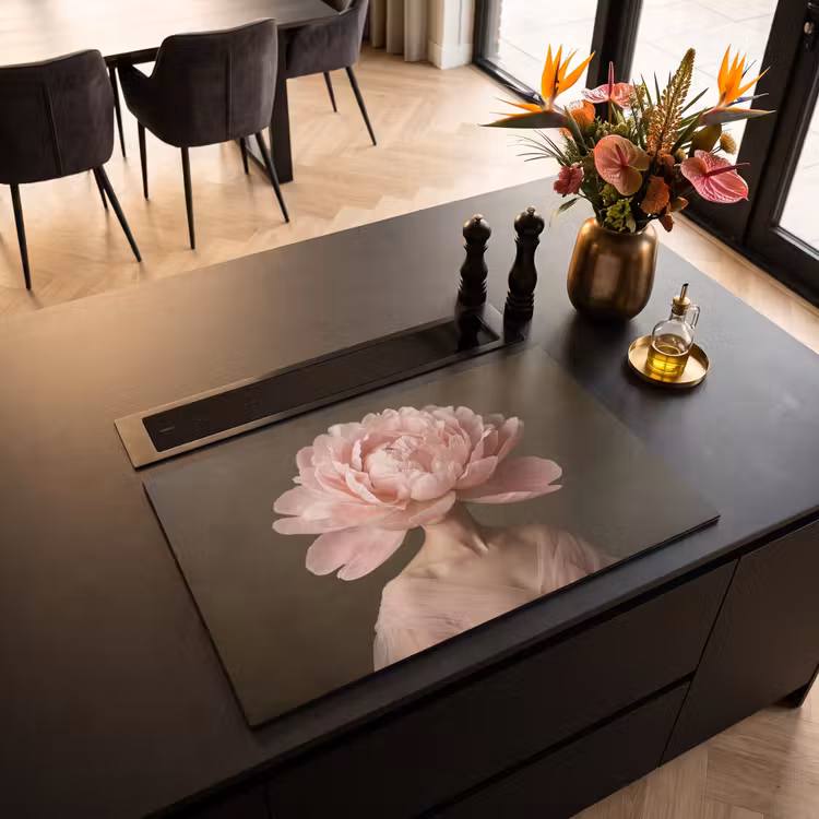 Inductie beschermer - Gezicht - Roos - Roze — 3
