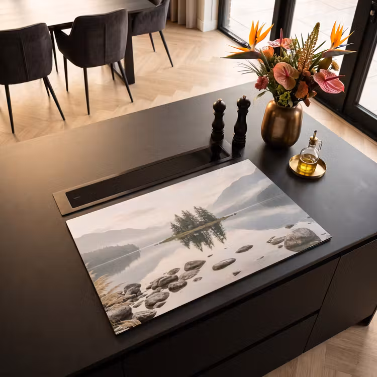 Inductie beschermer - Meer - Bergen - Landschap - Groen — 3