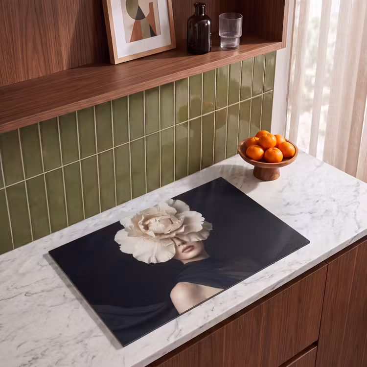 Inductie beschermer - Roos - Tijdloos - Zwart — 4