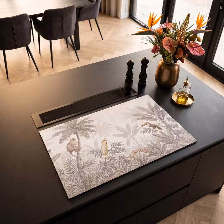 Inductie beschermer - Jungle - Dieren - Palmbomen — 3