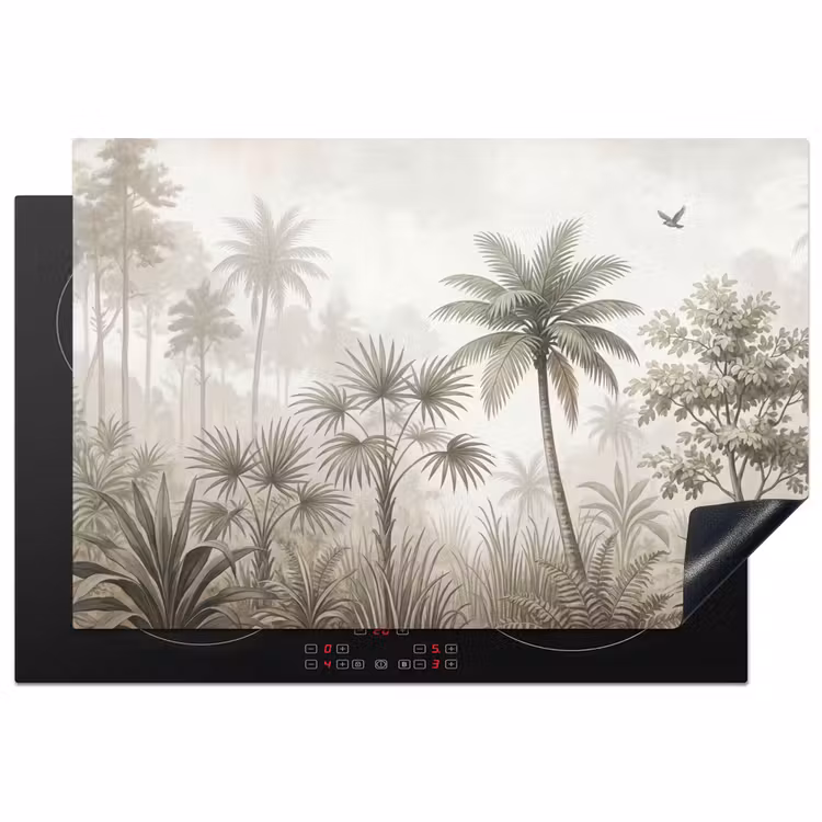 Inductie beschermer - Jungle - Palmbomen - Natuur — 2