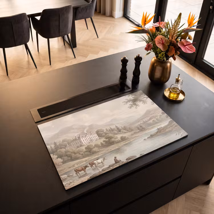 Inductie beschermer - Landhuis - Rivier - Vee — 3