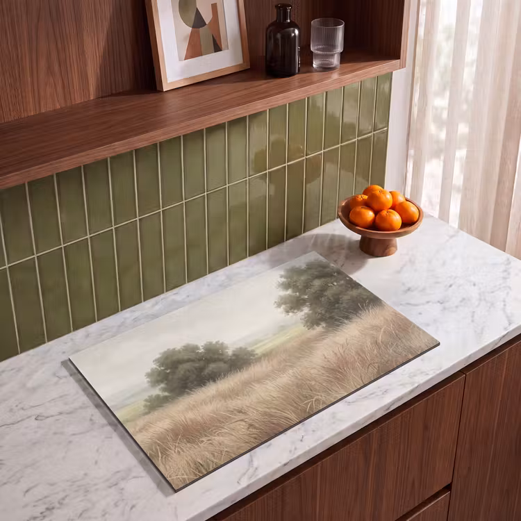 Inductie beschermer - Landschap - Minimalistisch - Beige — 4