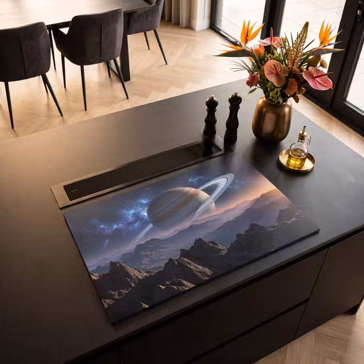 Inductie beschermer - Fantasy - Kosmos - Landschap — 3