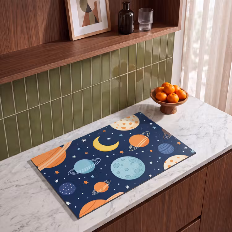 Inductie beschermer - Ruimte - Planeten - Kleurrijk — 4
