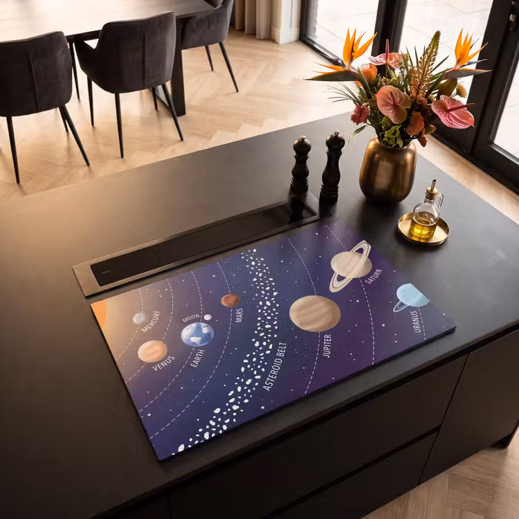 Inductie beschermer - Planetenstelsel - Ruimte - Illustratie — 3