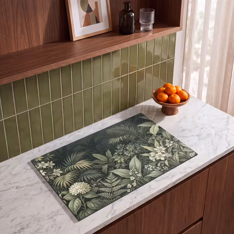 Inductie beschermer - Jungle - Bladeren - Botanisch - Groen — 4