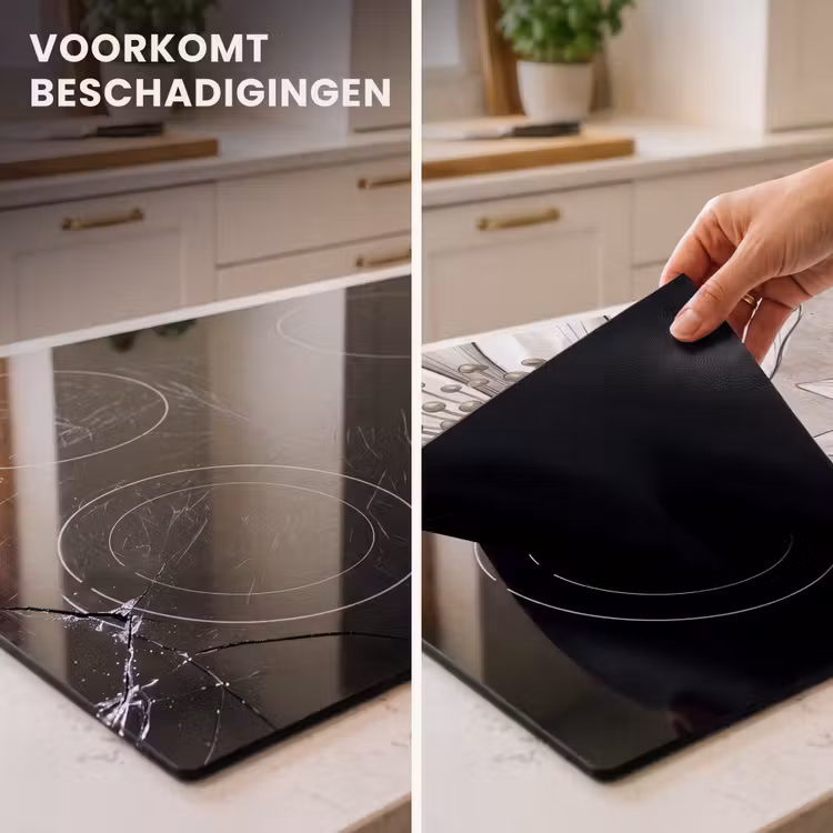 Inductie beschermer - Modern - Design - Wit — 1