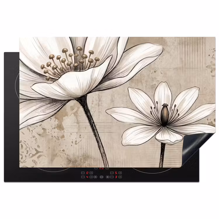 Inductie beschermer - Modern - Design - Wit — 2
