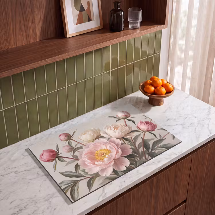 Inductie beschermer - Pioenrozen - Boeket - Roze — 4