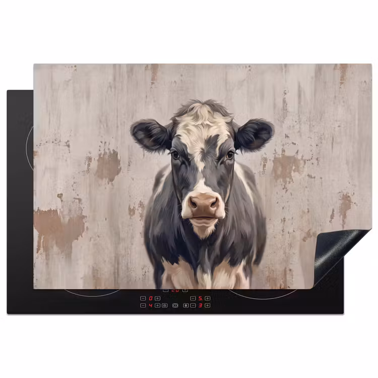 Inductie beschermer - Koe - Portret - Dieren - Modern — 2