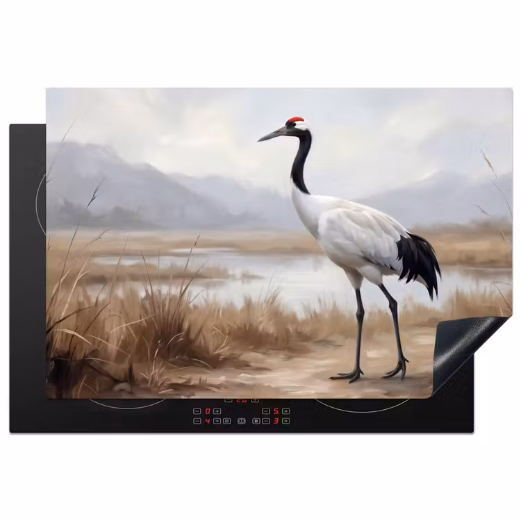 Inductie beschermer - Kraanvogel - Natuur - Realistisch — 2