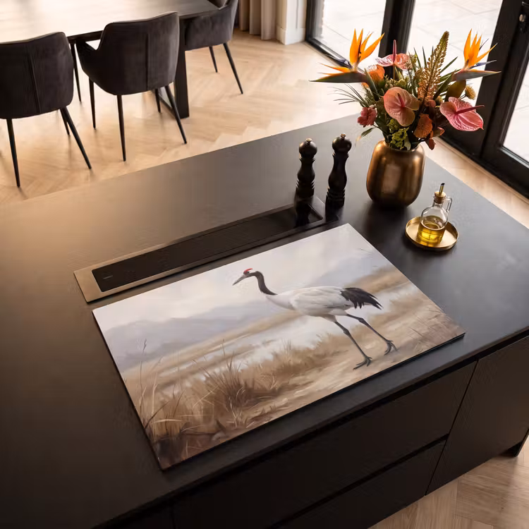 Inductie beschermer - Kraanvogel - Natuur - Realistisch — 3