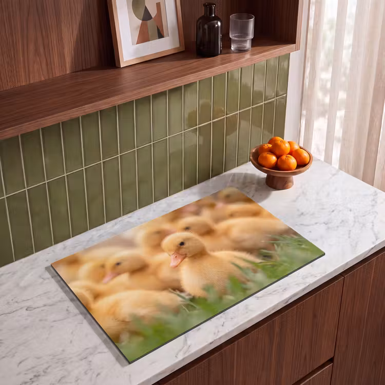 Inductie beschermer - Pijltje - Eend - Natuur - Geel — 4