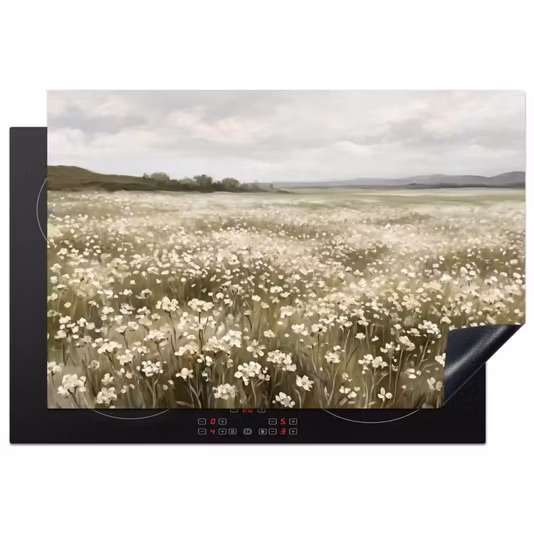 Inductie beschermer - Illustratie - Landschap - Wit — 2
