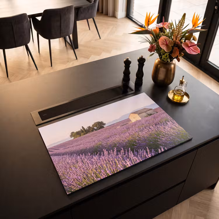 Inductie beschermer - Lavendel - Landschap - Sereen - Paars — 3