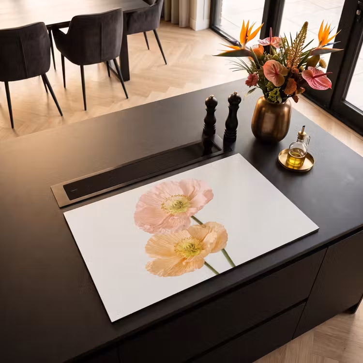 Inductie beschermer - Papavers - Botanisch - Roze — 3