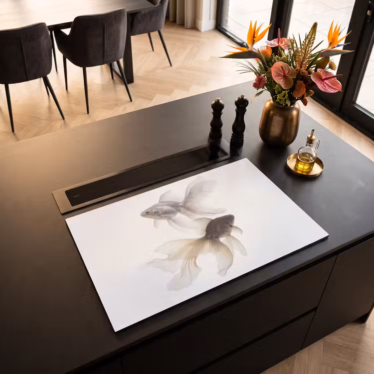 Inductie beschermer - Goudvissen - Modern - Wit — 3