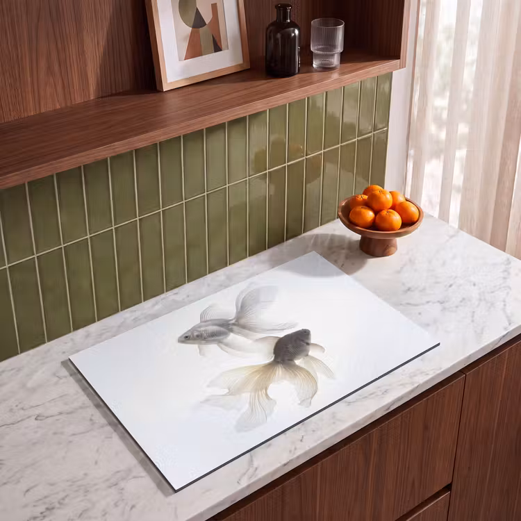 Inductie beschermer - Goudvissen - Modern - Wit — 4