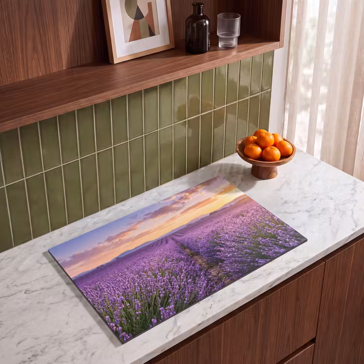 Inductie beschermer - Lavendel - Veld - Natuur - Paars — 4