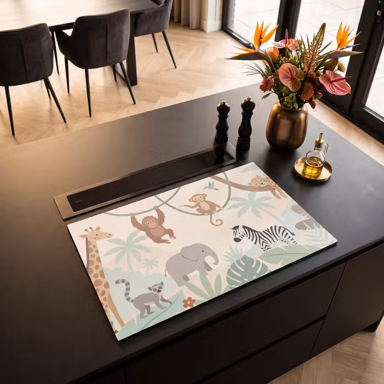 Inductie beschermer - Jungle - Dieren - Groen — 3