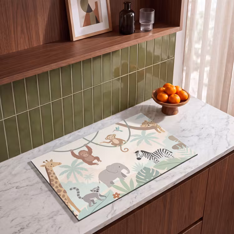 Inductie beschermer - Jungle - Dieren - Groen — 4