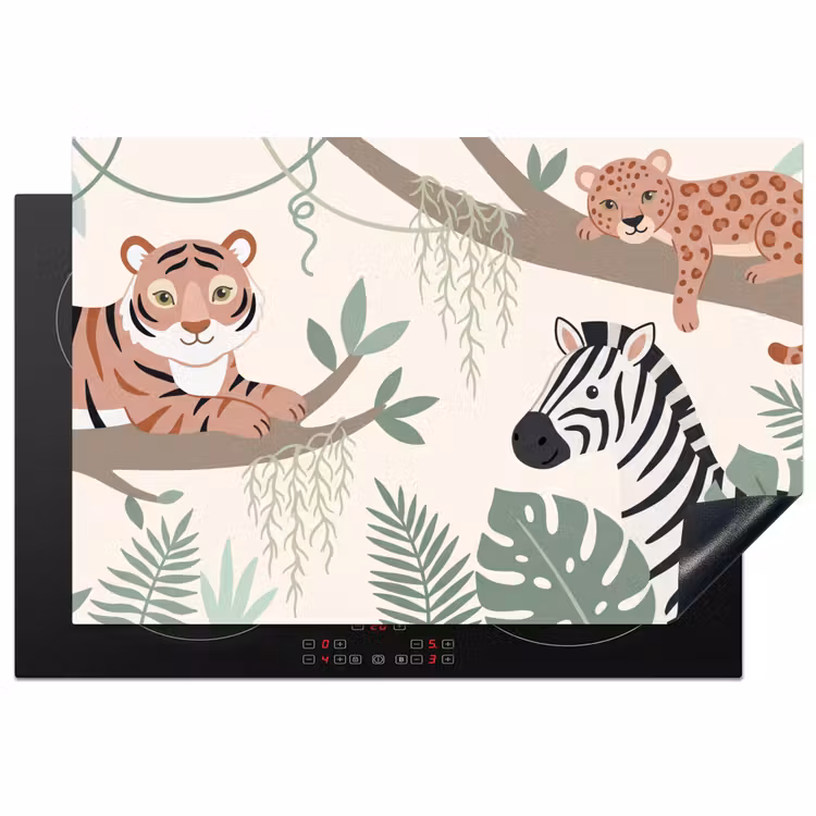 Inductie beschermer - Jungle - Rustiek - Pastel — 2