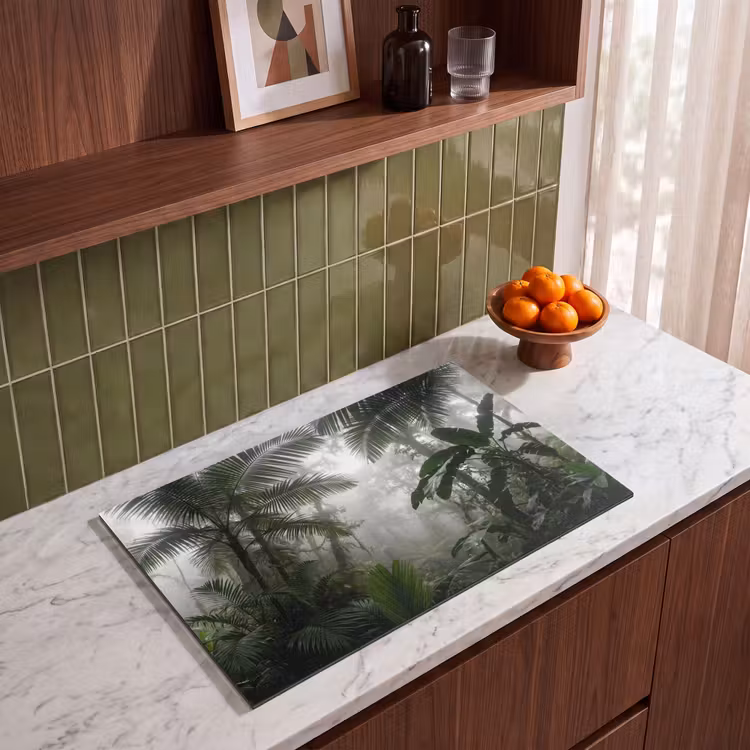 Inductie beschermer - Natuur - Jungle - Mist - Groen - Bladeren — 4