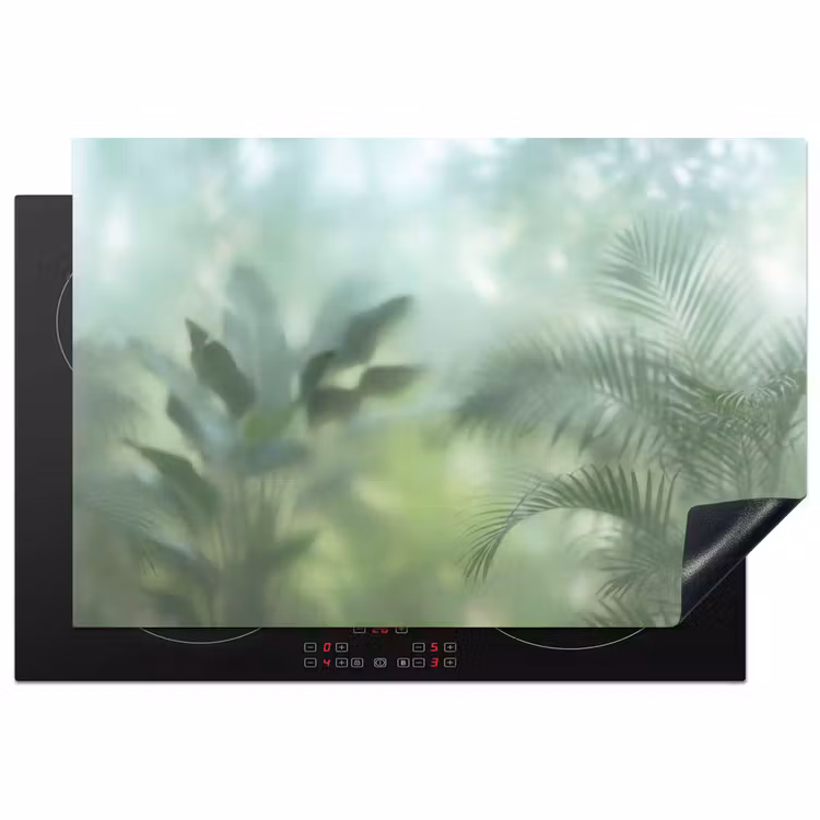 Inductie beschermer - Natuur - Vervaagd - Groen - Abstract - Modern — 1