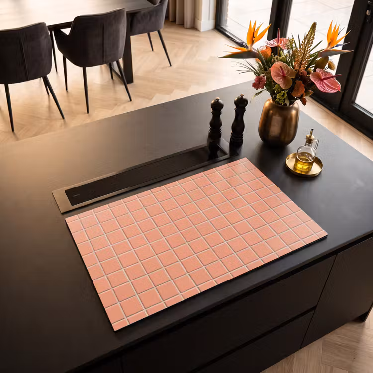 Inductie beschermer - Patroon - Tegels - Perzik — 3