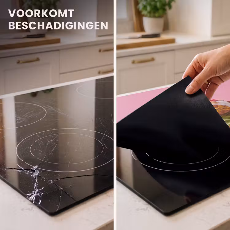 Inductie beschermer - Eten - Vork - Roze — 2
