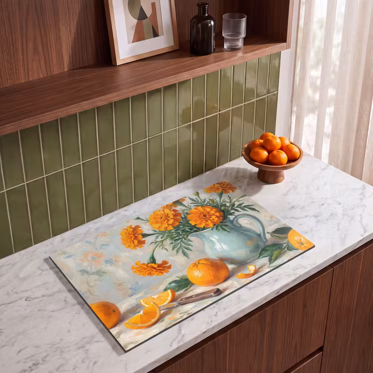 Inductie beschermer - Eten - Oranje - Kunst — 4