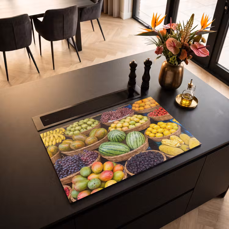 Inductie beschermer - Fruit - Markt - Kleurrijk — 3