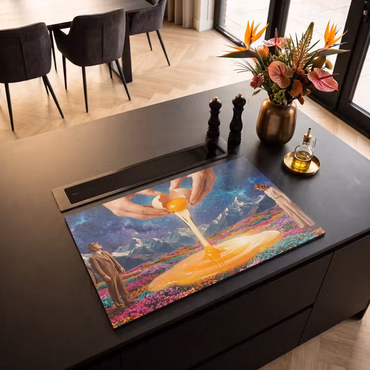 Inductie beschermer - Handen - Ei - Surrealisme — 3