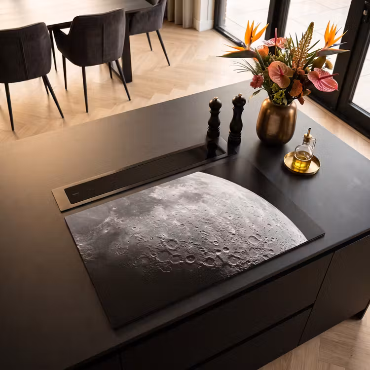 Inductie beschermer - Maan - Kraters - Ruimte — 3