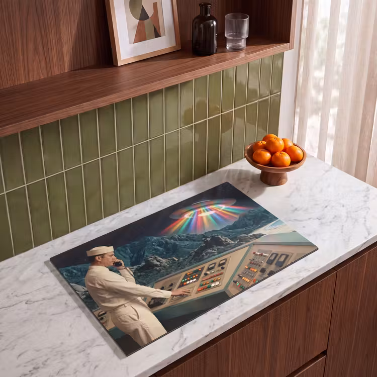 Inductie beschermer - Man - Controlekamer - Strand — 4